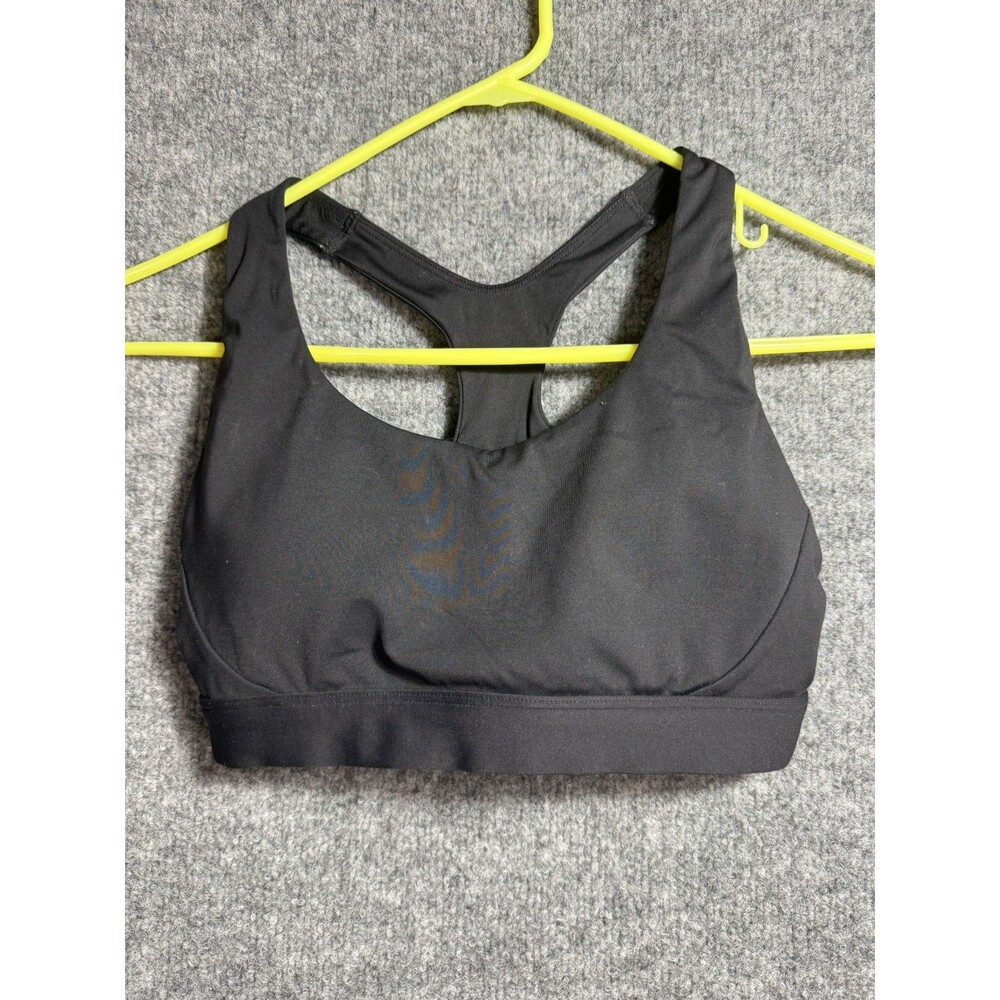 Athleta Sports Bra Women's Small Black Racerback Medium Support Athletic Workout